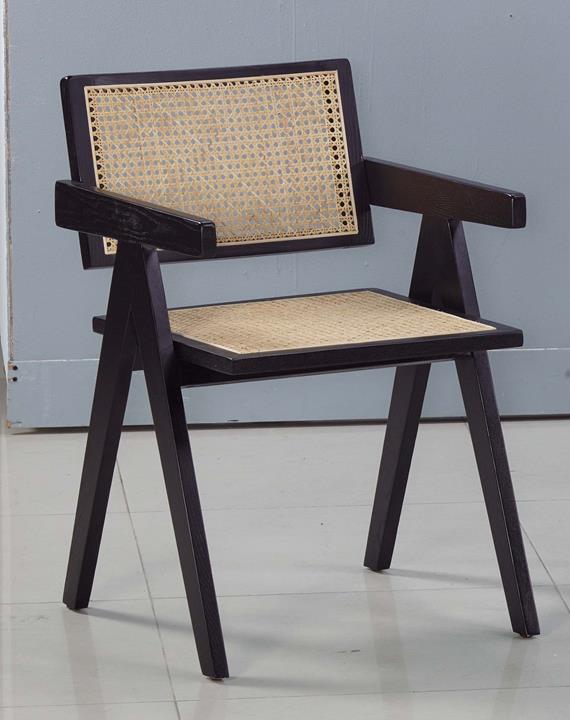 CO-531-7 查理黑色實木椅 (不含其他產品)<br />
尺寸:寬51*深55*高79cm