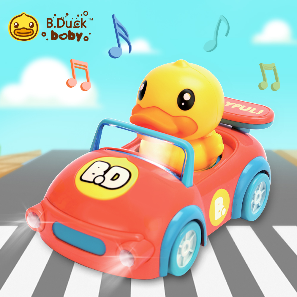 B.Duck小黃鴨 電動迴轉玩具車 BD019