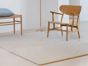 Craft Matter Plain Warm White Rugs