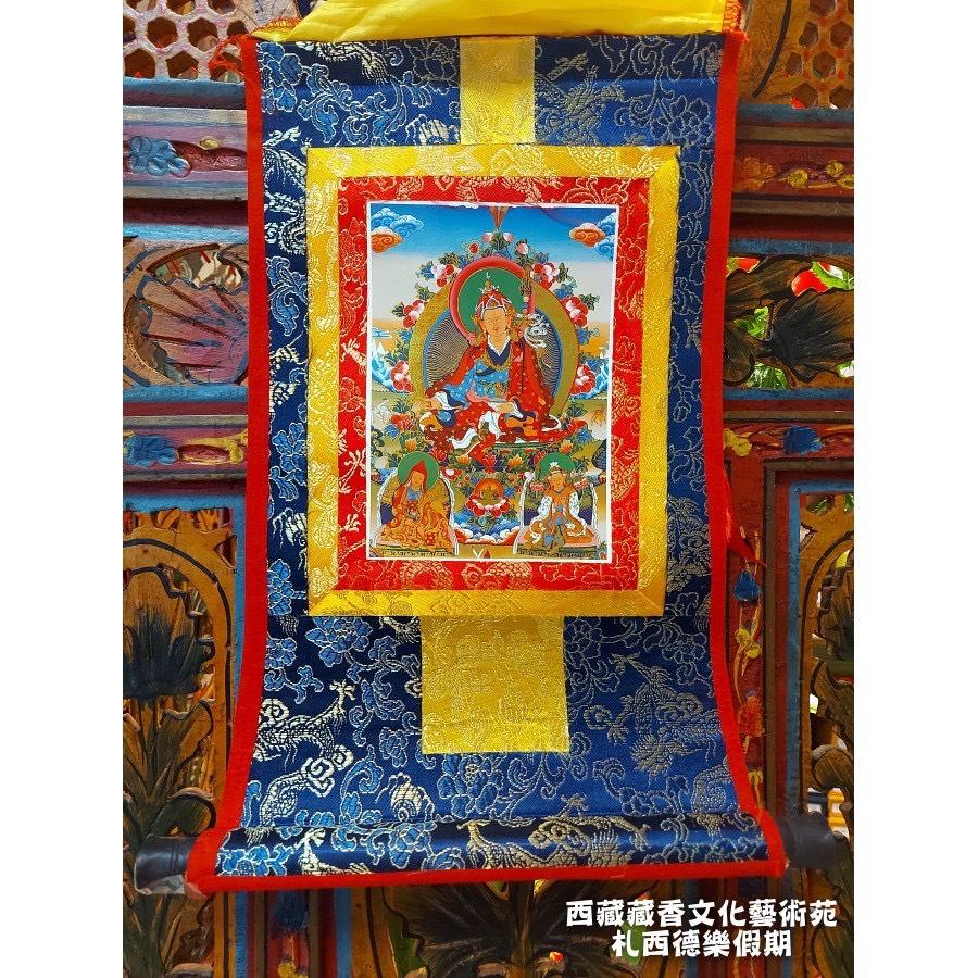 西藏【迷你精緻燙金藝術小唐卡】贈送 楚布寺藏香兩小把