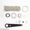 BrommiePlus Derailleur 3 Speed 10T Kit - for Hubsmith rear hubs - Package without free hub