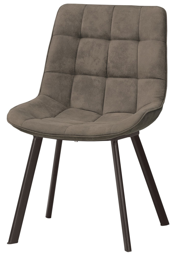 QM-647-3 伯特餐椅(淺咖啡布)(五金腳) (不含其他產品)<br /> 尺寸:寬53*深62*高85cm