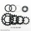 12-14-16-19/ 11-13-15-19T Cog Set for Brompton/SA Internal Gear Hubs