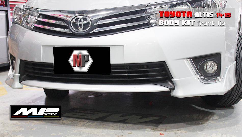 2014-2016 Toyota Altis OEM Style Front Lip (L+R)