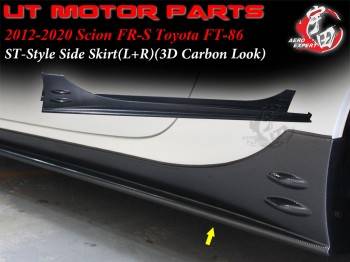 2012-2021 Toyota 86 / 2012-2016 Scion FR-S ST-Style Side Skirt(L+R)(Textured)