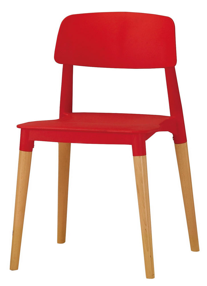 QM-1077-9 奧斯本造型椅(紅) (不含其他產品)<br /> 尺寸:寬53*深49*高80cm