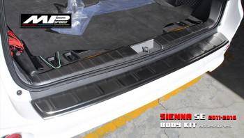 2011-2020 Toyota Sienna SE/LE Rear Bumper Protecotor Baitie-Sliver Hair Line Metal