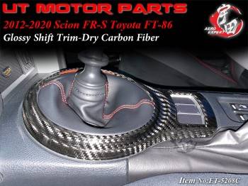 2012-2021 Scion FR-S / Toyota FT-86 Glossy Shift Trim-Dry Carbon Fiber
