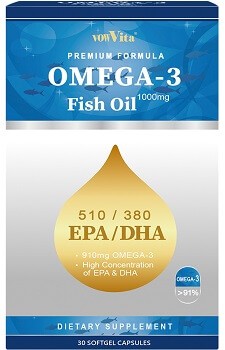 【VowVita】高濃度 Omega-3  91% 魚油軟膠囊