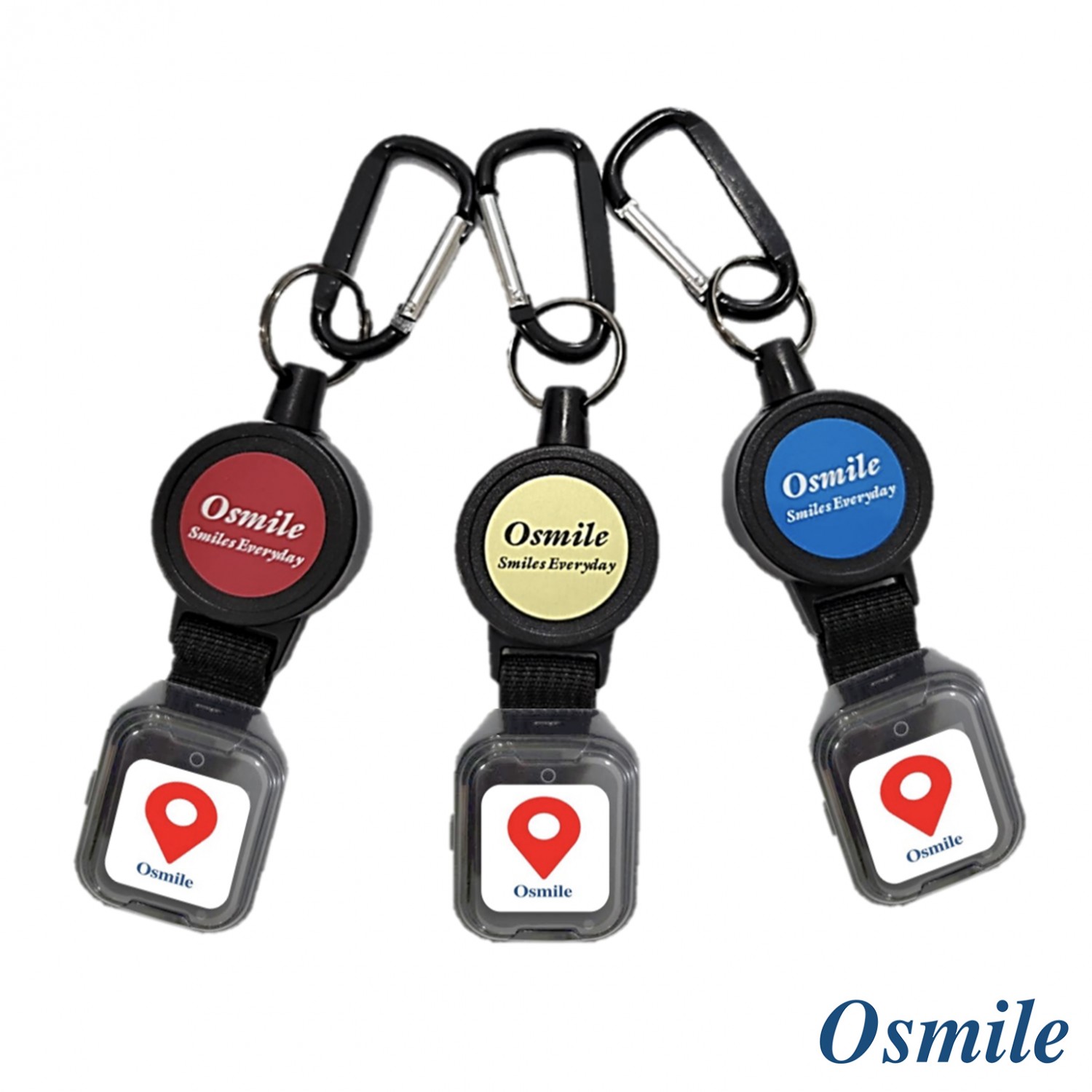 Osmile ED1000 GPSトラッカーウォッチ高齢者アンチロストリール付きキーホルダー(BA)