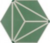 彩色六角磚【ADJ-17012~17206 (6色6花)】17.5X20廚房｜浴室｜玄關｜客廳｜民宿｜商業設計#68.113