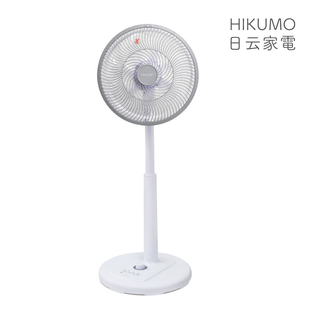 【HIKUMO 日云】12吋薄型定時循環立扇HKM-AF1235 (120分鐘定時功能)
