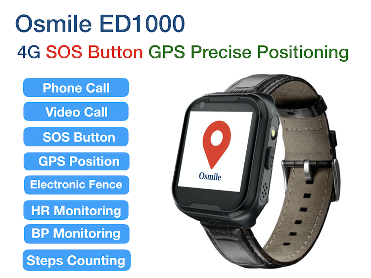 Osmile ED1000 GPS Tracker for elderly with Alzheimer\'s disease & Dementia