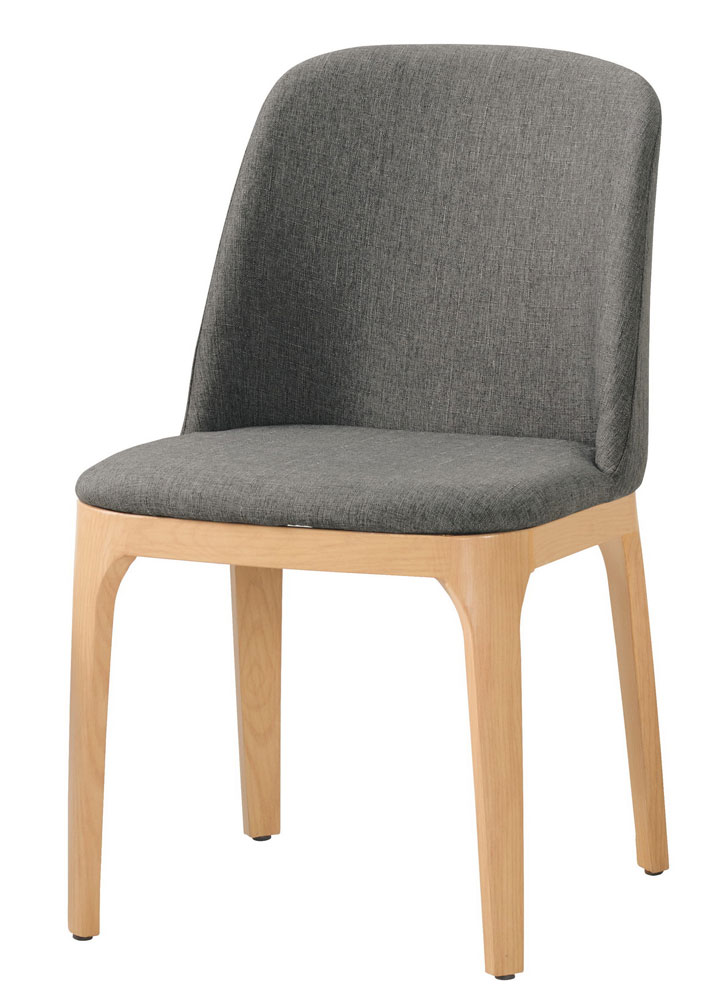 QM-645-5 席拉餐椅(淺灰色布)(五金腳) (不含其他產品)<br /> 尺寸:寬48*深61*高83cm