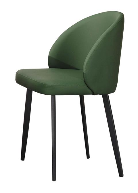 SH-A473-06 梅維斯餐椅(綠皮)(不含其他產品)<br />尺寸:寬55*深49*高81cm