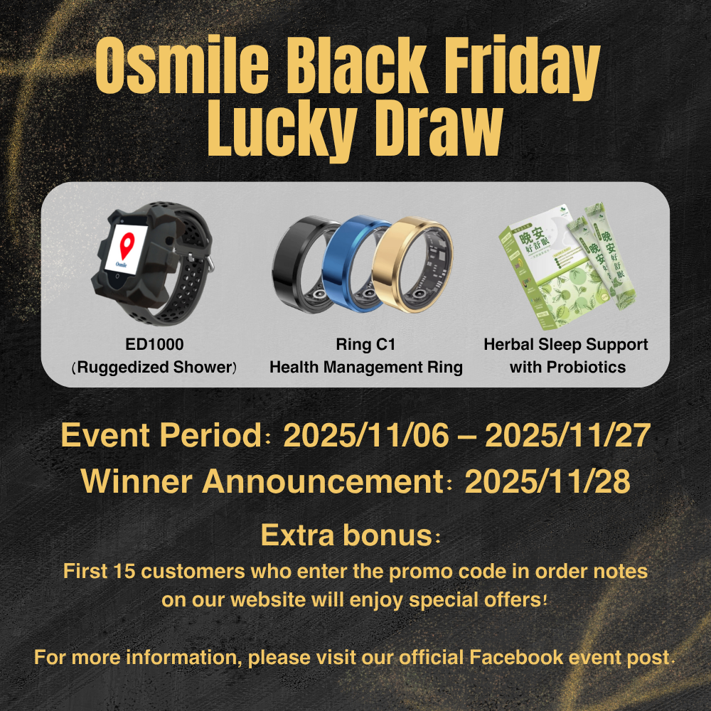 Osmile Black Friday Lucky Draw — Celebrate Health and Happiness This Season!