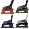 【E-gift】3合一電腦包支架滑鼠墊(咖啡色/軍綠/深藍/黑)