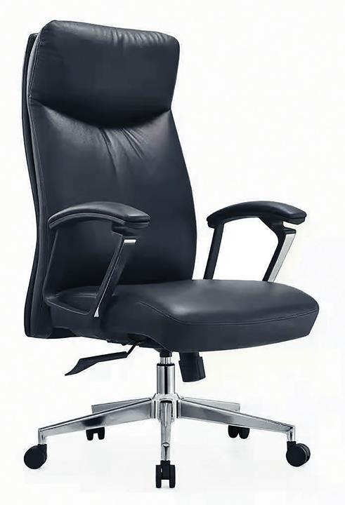 CL-490-3 黑西皮辦公椅(A1988) (不含其他產品)<br/>尺寸:寬64*深64*高120cm