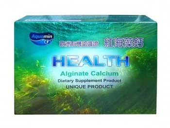 【Aquamin F】歐洲有機認識證~海藻鈣鎂維他命D+CPP / Alginate Calcium (60粒/盒裝)