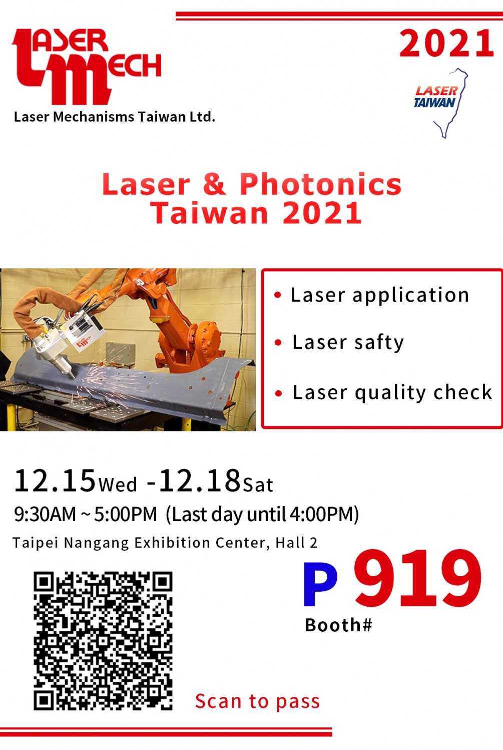 Laser & Photonics Taiwan 2021