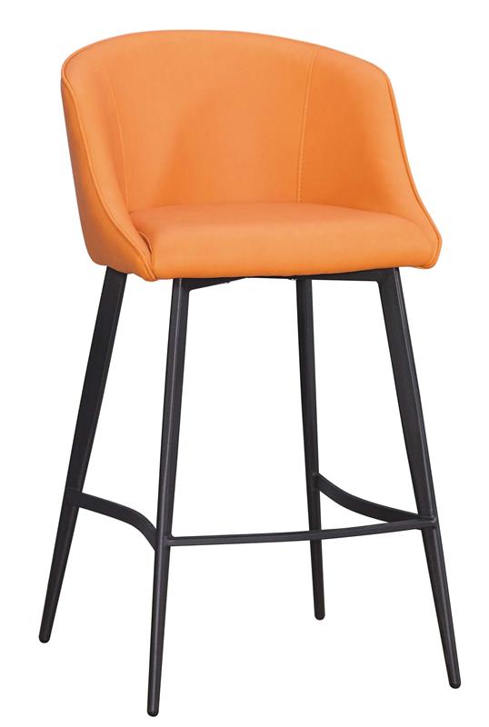 CO-538-1 瓦朗斯皮質吧檯椅 (不含其他產品)<br /> 尺寸:寬49*深53*高89cm