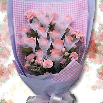 【青春浪漫的媽咪】母親節康乃馨玫瑰花束