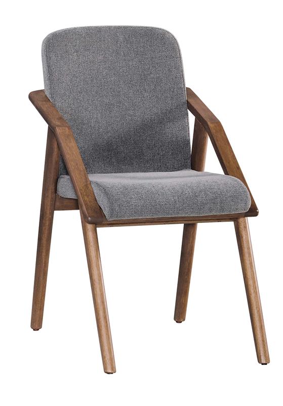 CO-518-2 德烈實木餐椅(布) (不含其他產品)<br /> 尺寸:寬50*深54*高86cm