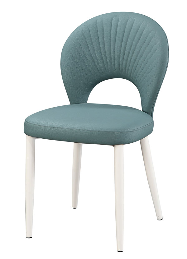 JC-899-3 太陽藍色皮餐椅 (不含其他產品)<br />
尺寸:寬47*深60*高84cm