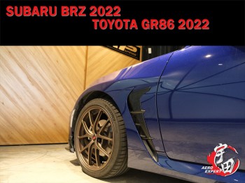 2022 Subaru BRZ T Style Fender Vents-L+R ABS 
