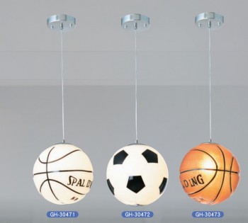 現代簡約足球 藍球 吊燈