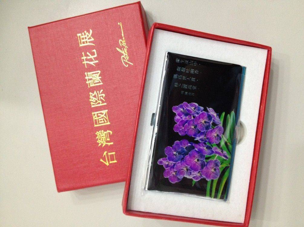 紫蘭花名片盒
