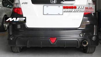 2008-2013 Honda Fit LG RS Style Rear Bumper-Single Pipe