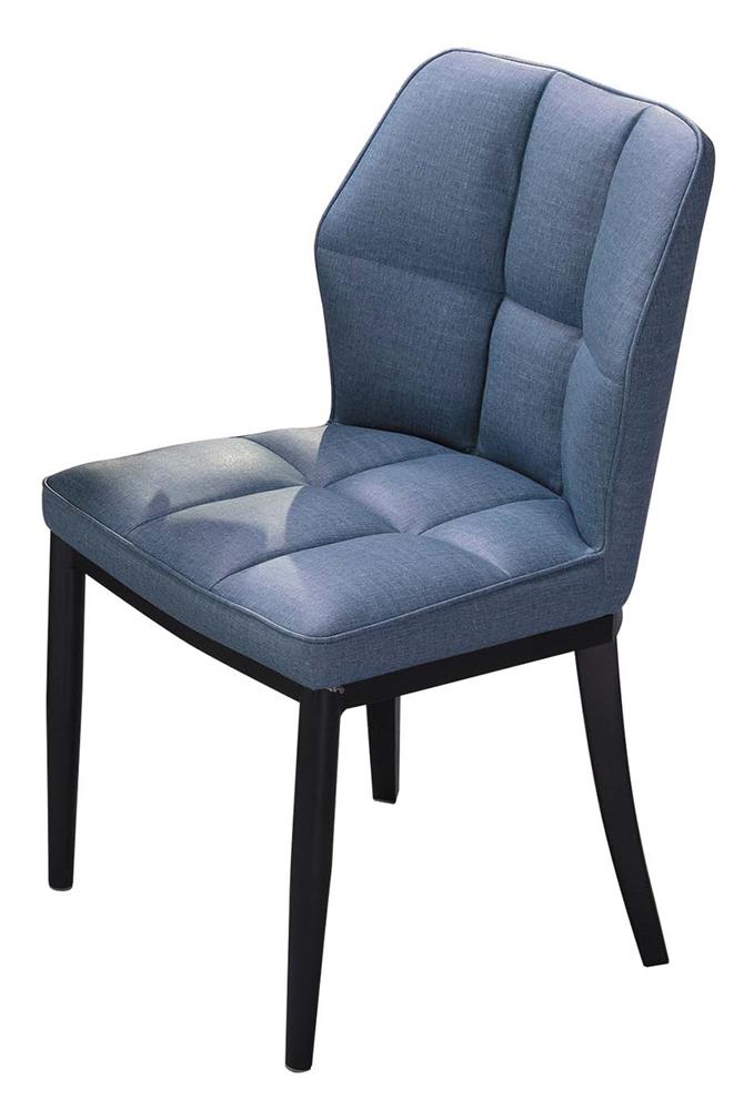 SH-A482-02 戈登餐椅(藍皮) (不含其他產品)<br /> 尺寸:寬47*深50*高85.5cm