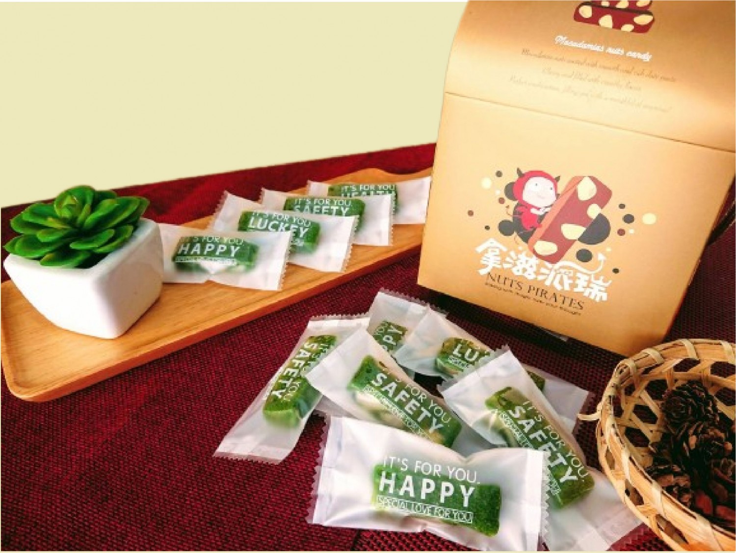 ☆夏威夷火山豆抺茶糖禮盒☆
