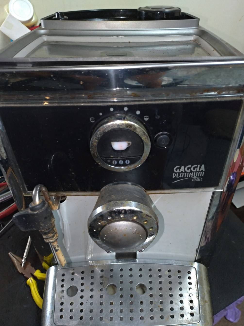Gaggla,7245全自動咖啡機，無法開機，大保養