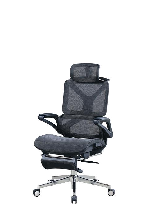 CL-490-4 A159黑框網布辦公椅 (不含其他產品)<br/>尺寸:寬61*深62*高120~130cm