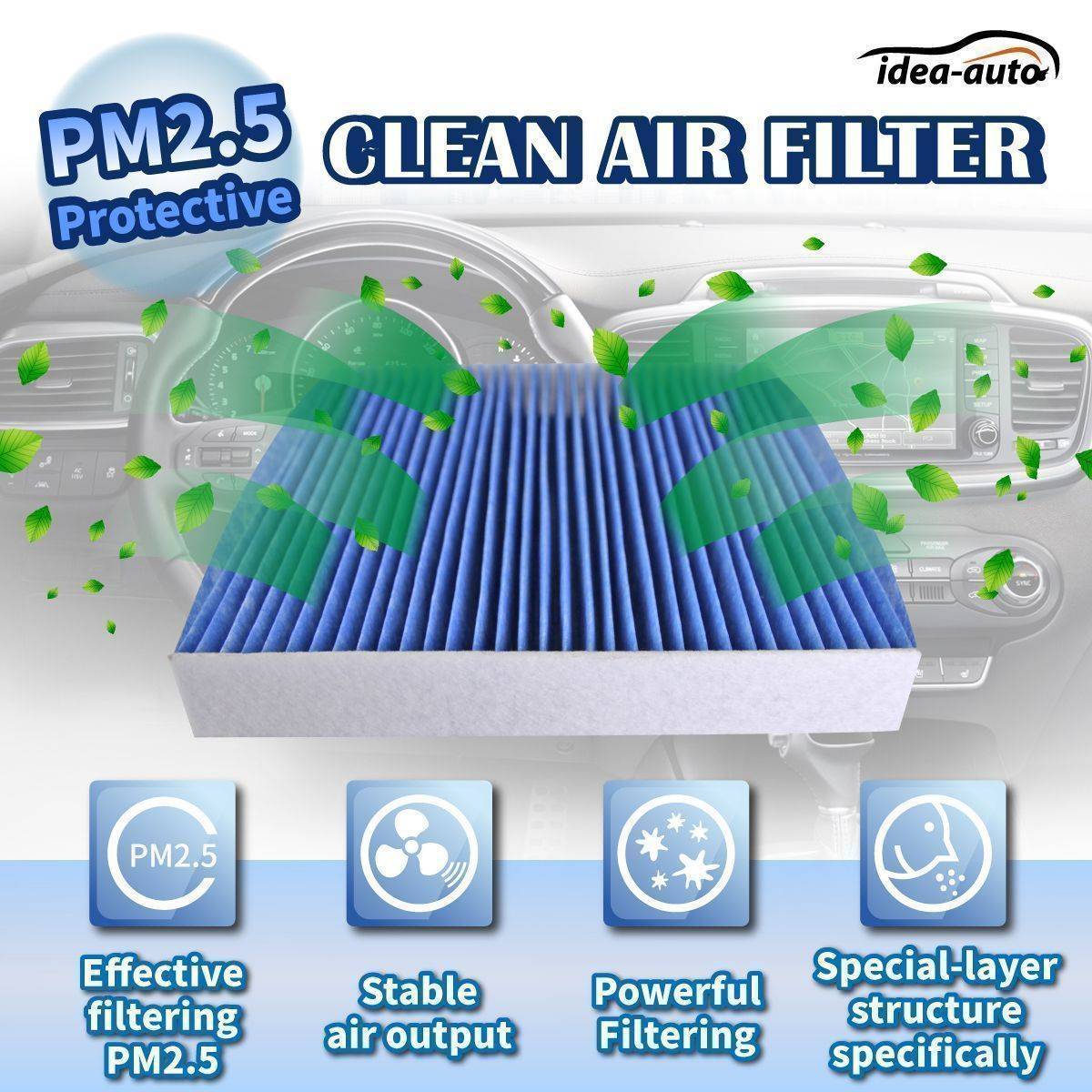 【idea-auto】PM2.5 Car Cabin Air Filter