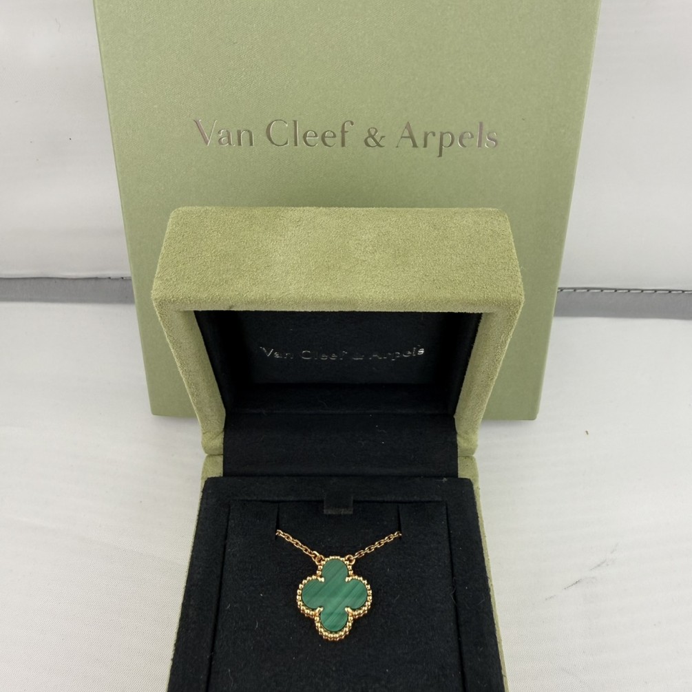 Van Cleef & Arpels 梵克雅寶 Vintage Alhambra四葉草項鍊 18K黃金 n1500-01