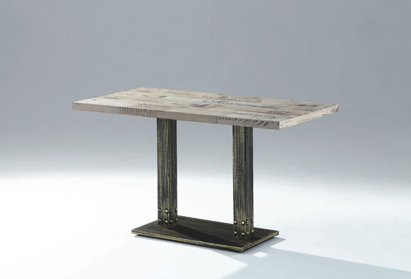 CL-1099-3 陶瓷長方桌(配古銅雙管腳)(桌面厚約4cm) (不含其他產品)<br />尺寸:寬125*深65*高75cm
