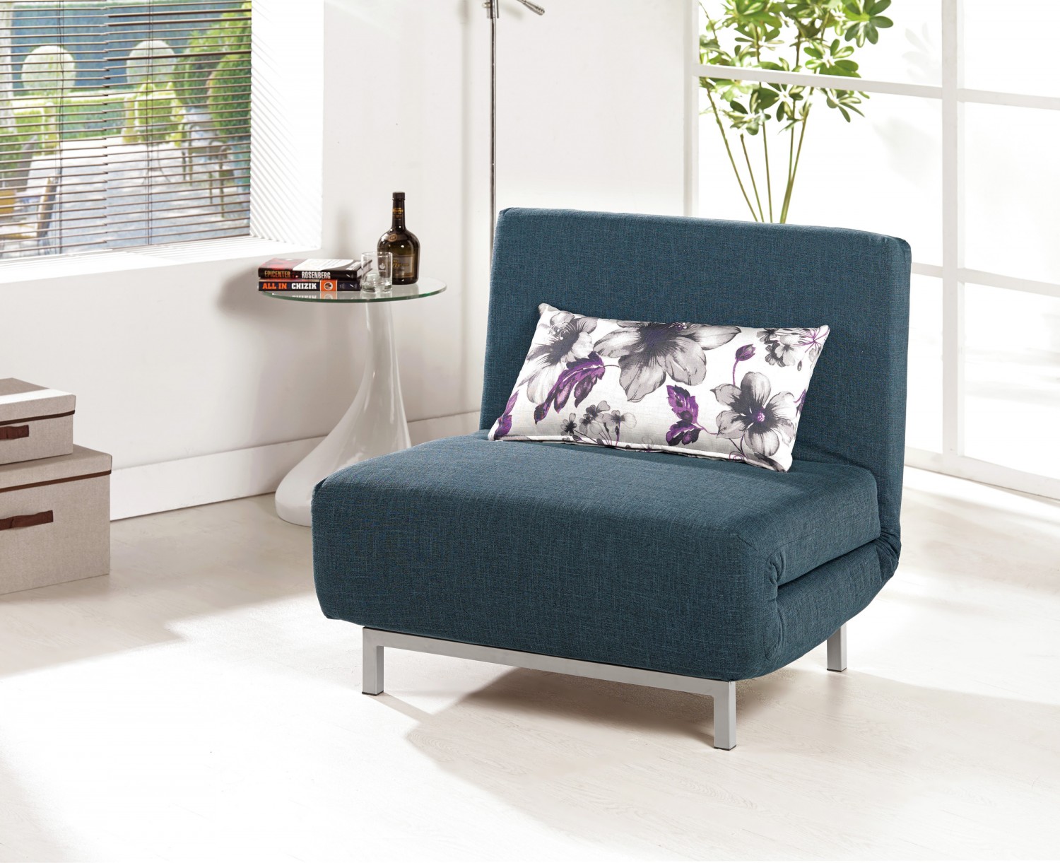 QM-1370-1尼古沙發床 (不含其他產品)<br /> 尺寸: 收合:寬88.5*深81*高85cm<br />拉開:寬88.5*深202*高26cm