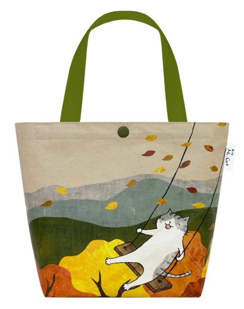 Cat Print Tote BagWWinStarGiftProducts
