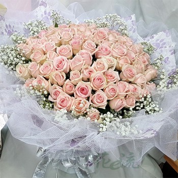 《夢幻寶貝》99朵甜心寶貝玫瑰告白求婚花束