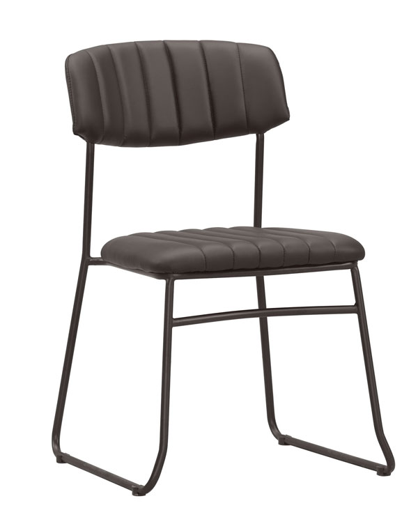 QM-648-7 迪恩餐椅(皮)(五金腳) (不含其他產品)<br />尺寸:寬52*深62*高83cm