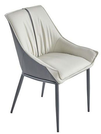 TA-954-4 皮爾米白皮餐椅 (不含其他產品)<br />
尺寸:寬56*深57*高87cm