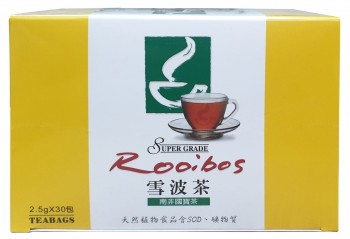 雪波茶(又稱為：南非國寶茶 ROOIBOS TEA) (2.5g×30包/盒裝)(小包裝)