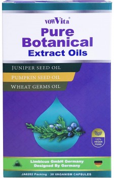 【杜攝寧】德國進口 杜松子、南瓜子 濃縮精油軟膠囊｜PURE Botanical Extract Oils ( Juniper Berry Oil、Pumpkin Seed Oil )  (全素可食)