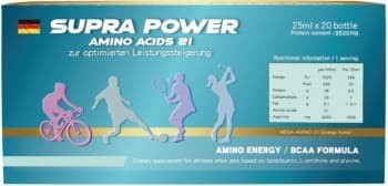 【胺速力®】德國進口 SUPRA POWER amino acids 21 及 BCAA補精之高效配方 ~ 新Ⅱ代加強版~含有21種機能性胺基酸濃縮營養液~液態小分子吸收效果好(全素可食)