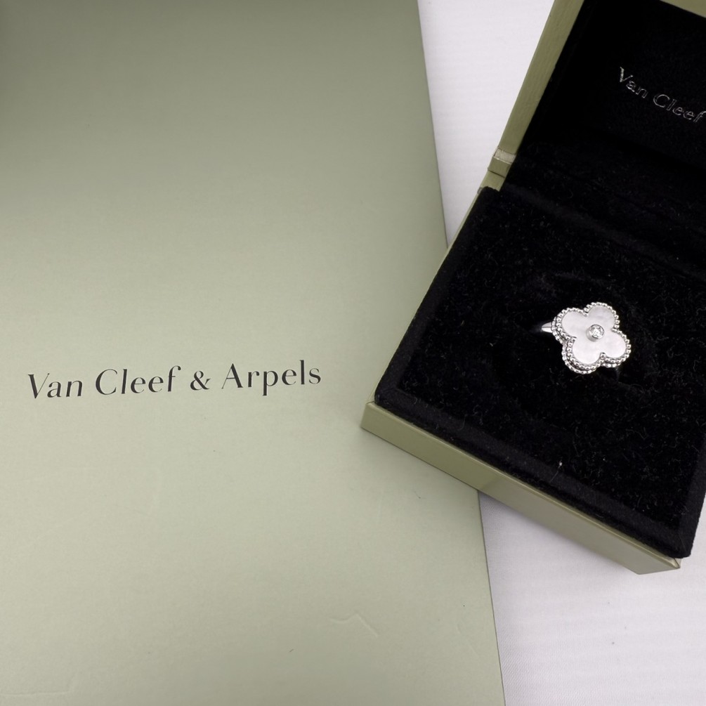 Van Cleef & Arpels 梵克雅寶 Vintage Alhambra四葉草戒指 53號 n1290-03