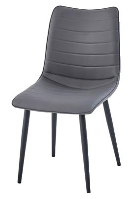 TA-953-2 朵莉深灰皮餐椅 (不含其他產品)<br />
尺寸:寬45*深56*高88cm