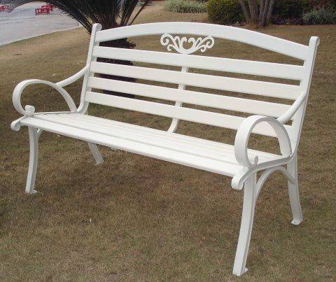 鋁製雙人公園椅